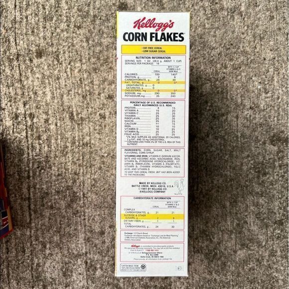 Vintage Collectible Kellogg's Corn Flakes Richard Petty Cereal Box Combo - Picture 7 of 9